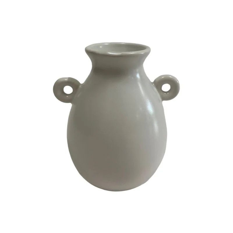 Vase en céramique couleurs assorties 10x7xH8 cm