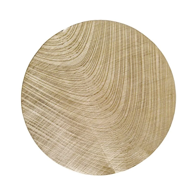 Set de table doré rond D38 cm