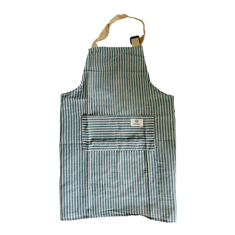 Tablier à rayure de cuisine en coton 67x68 cm