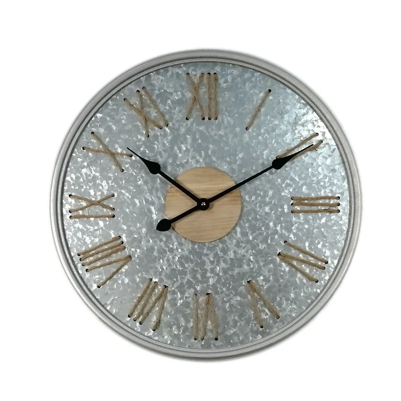 Horloge Industrielle murale en métal D60 cm