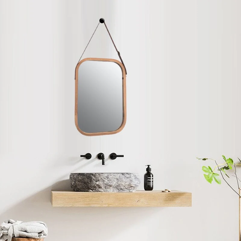 ELIJA miroir bamboo 26x38 cm