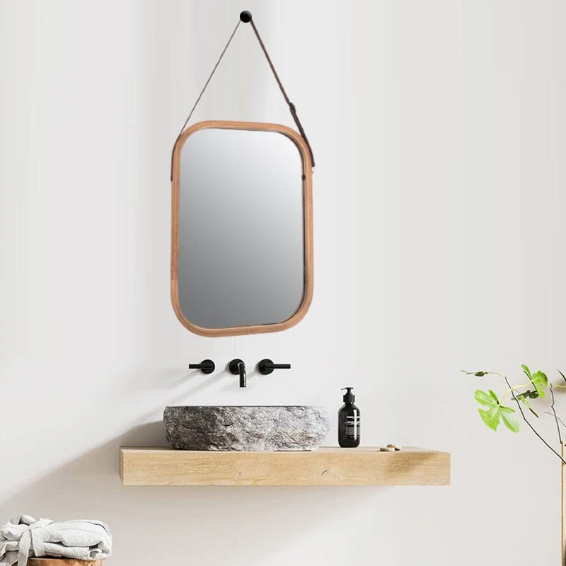 ELIJA miroir bamboo 33x40,5 cm