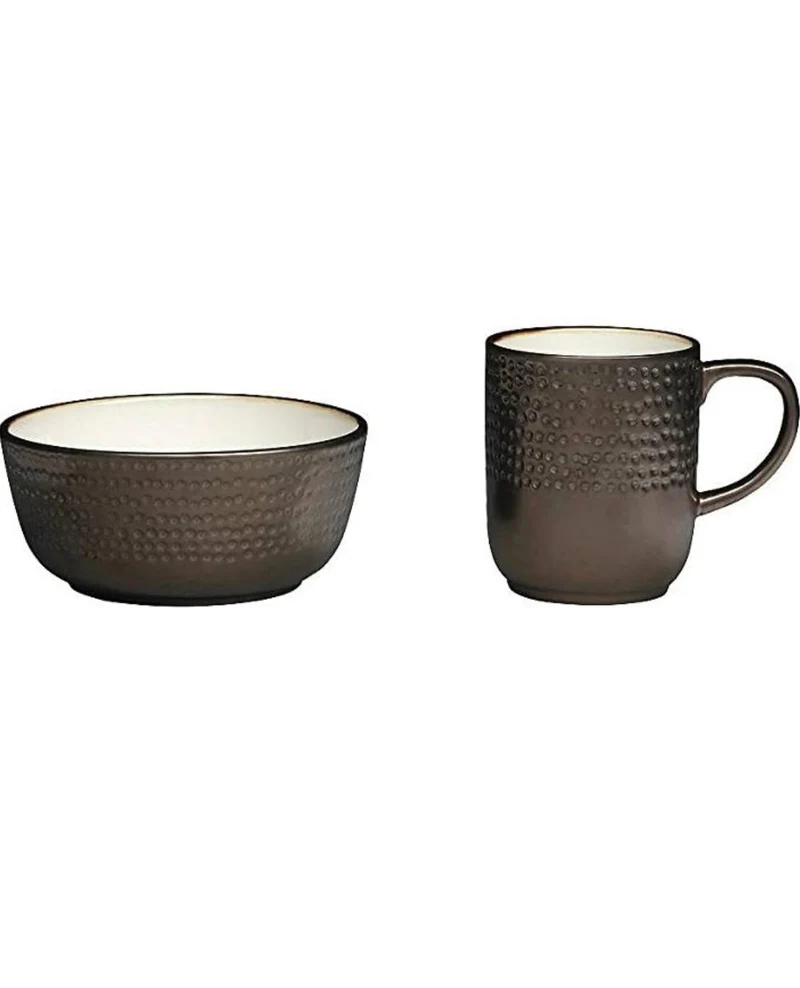 Bol en céramique avec revêtement bronze, D15xH7CM - HOYA