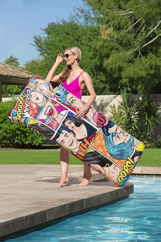 Matelas gonflable pop art 183x71 cm