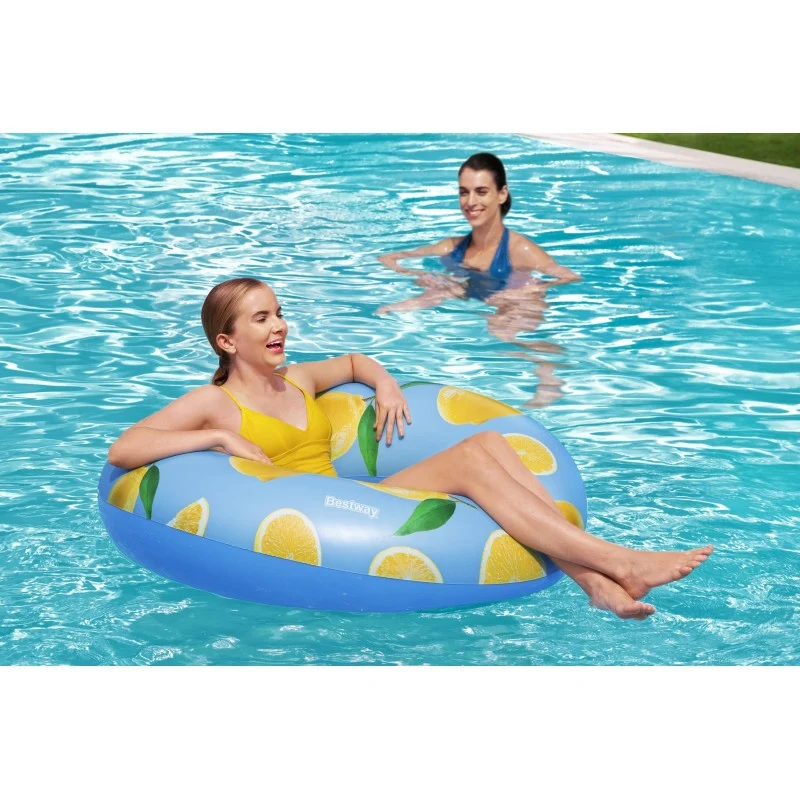 Bouee gonflable citron D119 cm