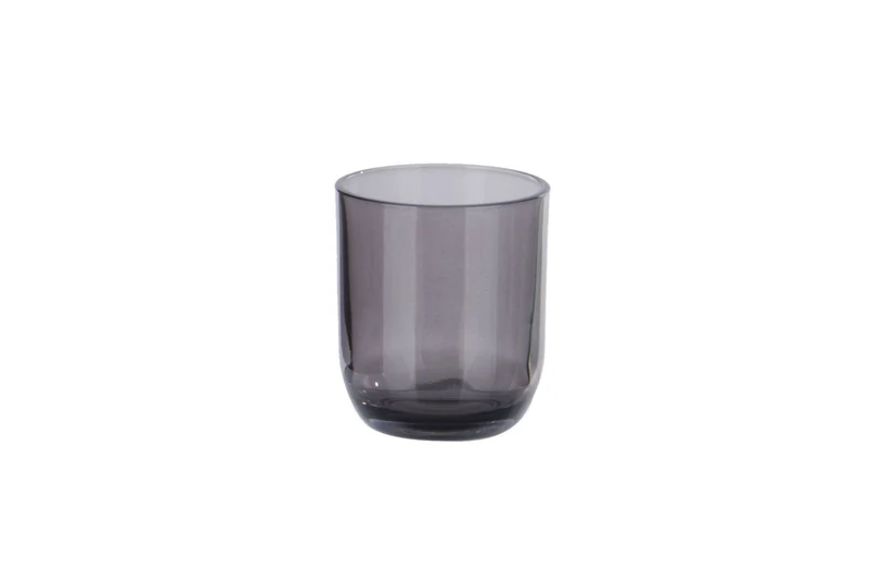Bougeoir en verre H8 cm