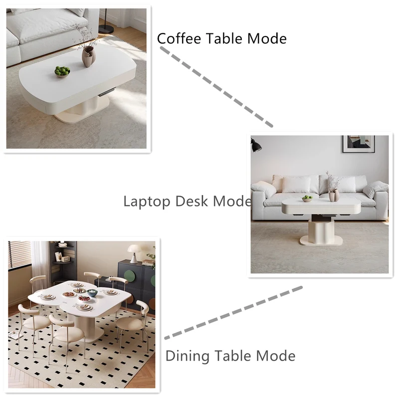 Table basse relevable et extensible