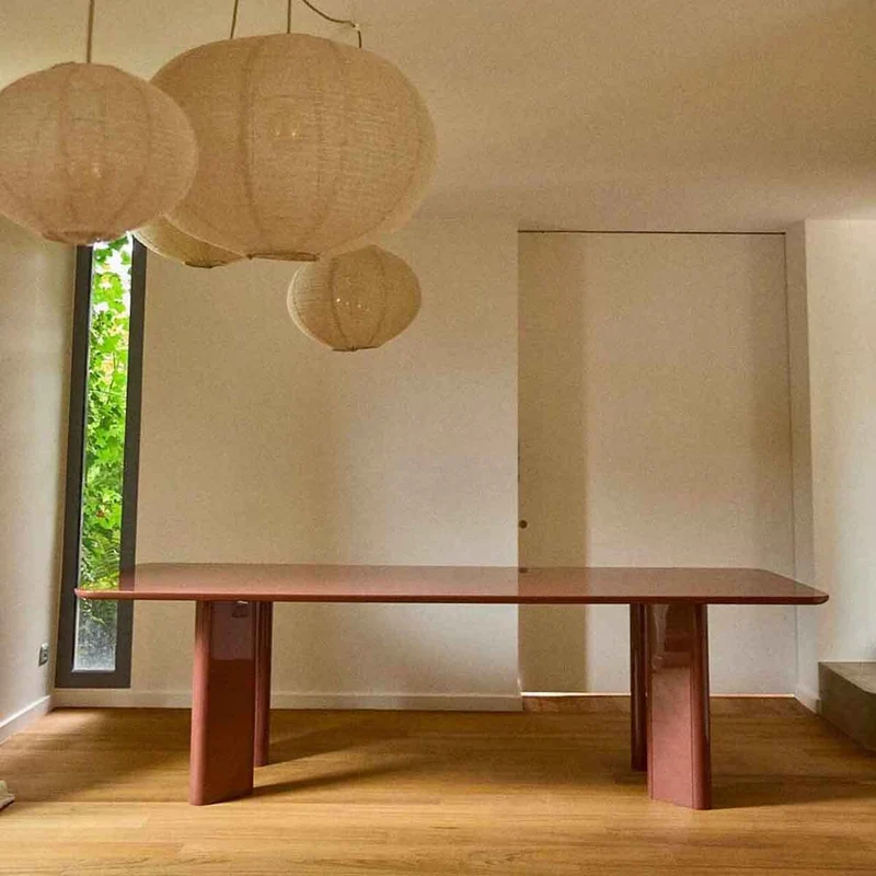 TABLE RECTANGULAIRE VICTOIRE - BOIS LAQUÉ