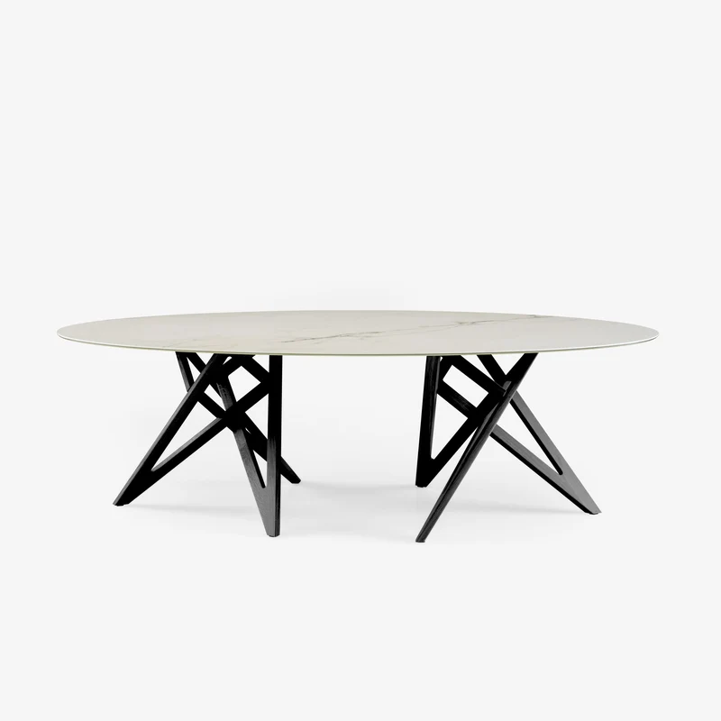 ENNÉA - Table repas ovale