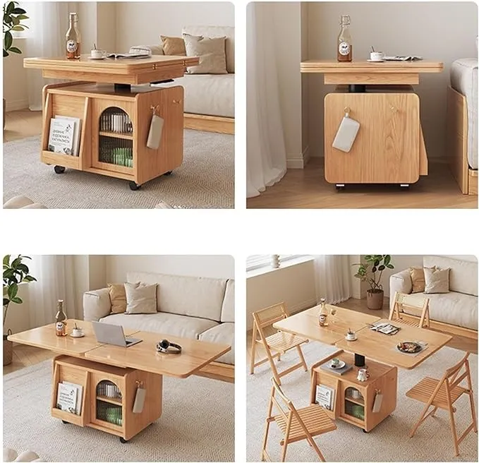 Table basse mobile et relevable