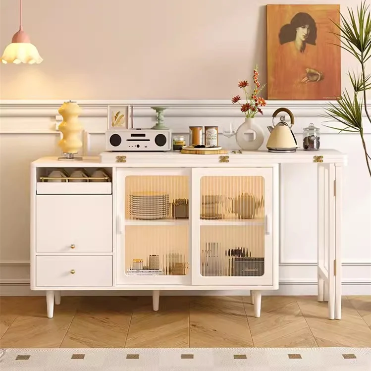 Table à manger extensible et pliable avec buffet