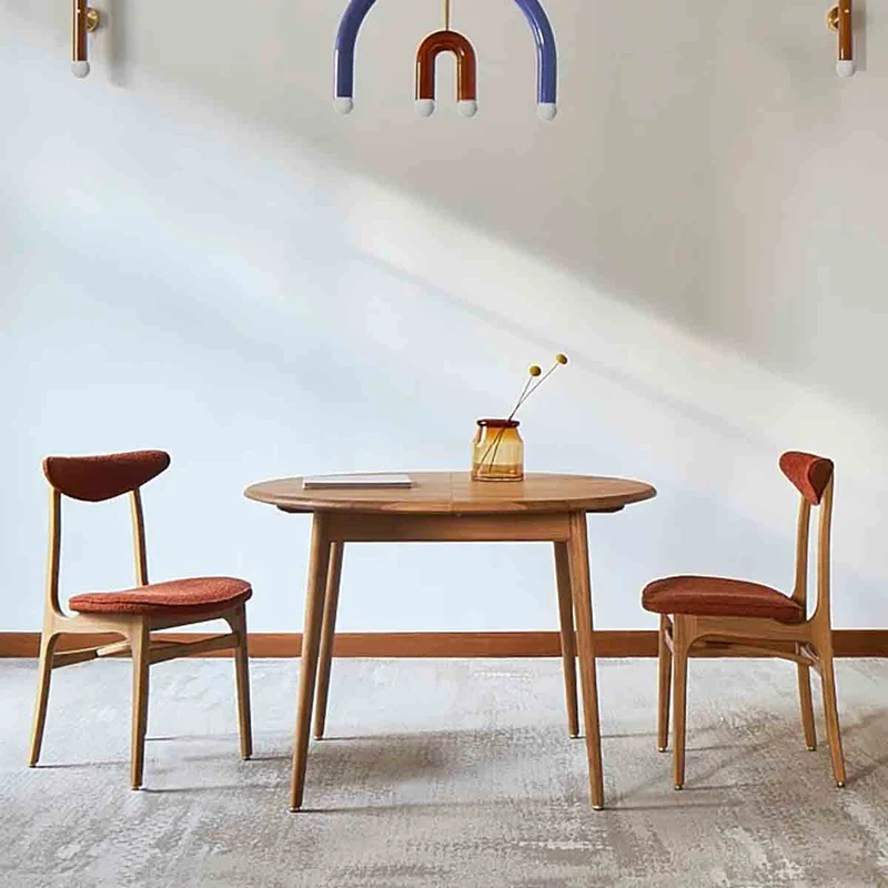TABLE À MANGER RONDE EXTENSIBLE