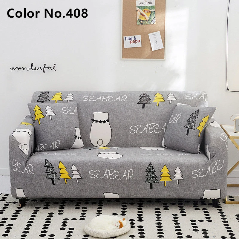 Housse de canapé élastique extensible (Couleur No.408)