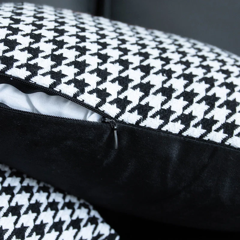 Housses de coussin en similicuir 18x18 pouces/45X45cm Lot de 6