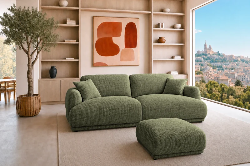 DUO ROSALIE 2 PL - Tissu chenille
