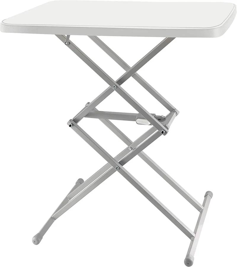 Table pliable à hauteur d'assemblage zéro pour l'utilisation intérieure et extérieure de bureau de jardin à la maison