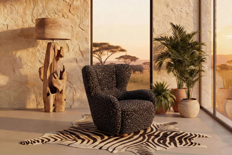 LILI Fauteuil - Tissu sauvage