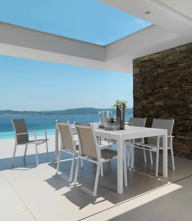 Ensemble Table Verre & Chaises - Maiorca