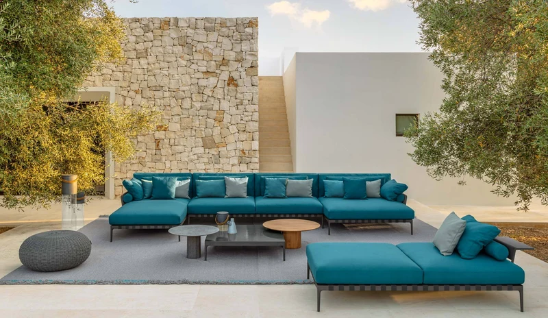 Salon de Jardin Design Italien - Salinas Concrete